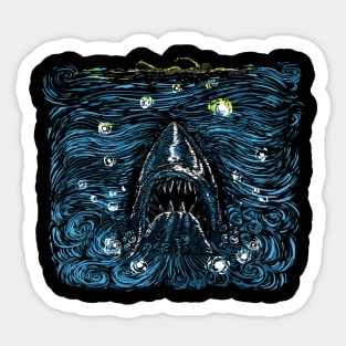 Starry Shark Sticker